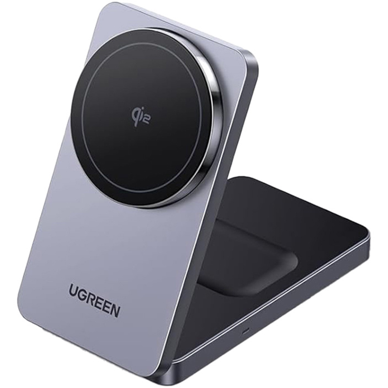 Ładowarka indukcyjna 2w1 Ugreen W706 Czarna - Black