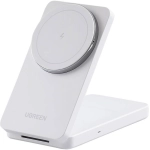 Ładowarka indukcyjna Ugreen W528 2w1 Biała - White