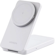 Ładowarka indukcyjna Ugreen W528 2w1 Biała - White