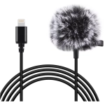 Mikrofon krawatowy Puluz PU426 lightning 150 cm Czarny - Black