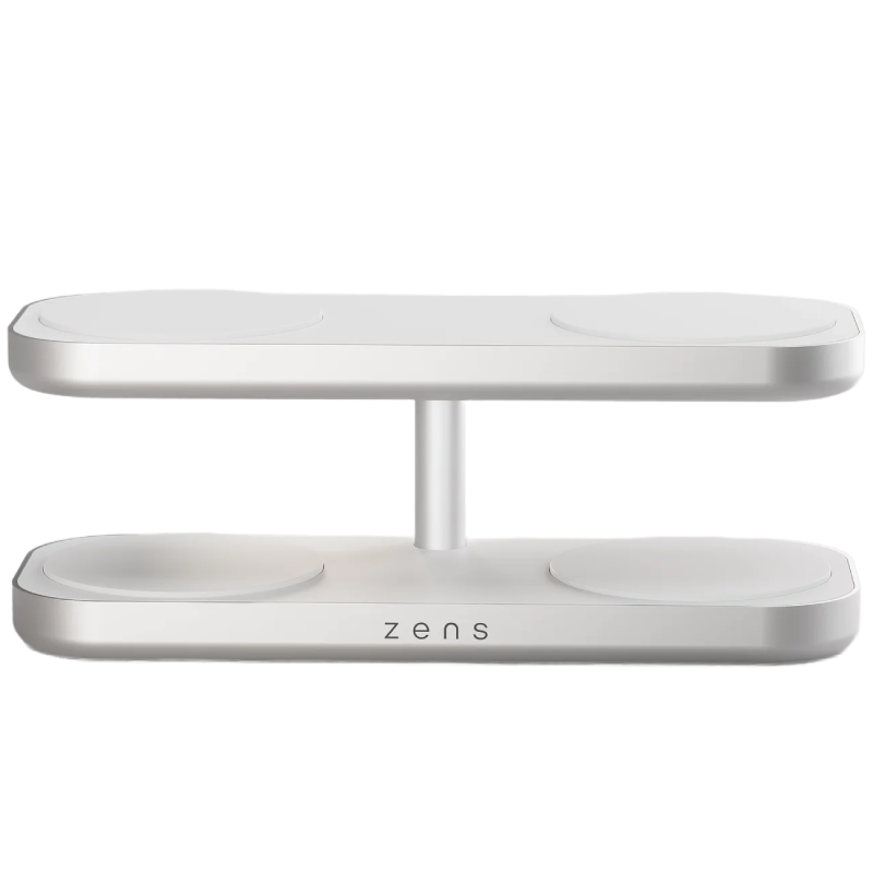 Ładowarka indukcyjna 4w1 Zens Quattro Charger Pro 4 Qi2 Biała - White
