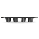 Forma na 12 Cannelé Le creuset Czarna - Black