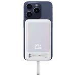 Powerbank magnetyczny USAMS XM Series CD219 10000 mAh USB-C 22.5 W Biały - White