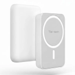 Powerbank magnetyczny Teltech TPM-05 5000 mAh 15 W Biały - White