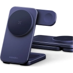 Ładowarka indukcyjna Energea Magtrio 2 3w1 25 W Qi2 Granatowa - Navy