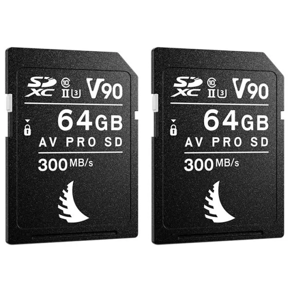 Karta pamięci Angelbird AV Pro SDXC 64GB V90 MK2 UHS-II Match Pack dla Sony a7, a9 2 szt.