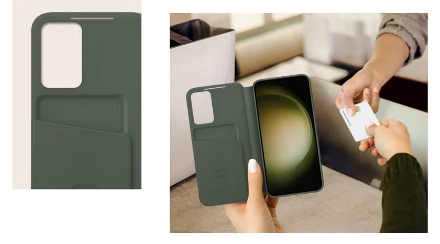 Pokrowiec Samsung Smart View Wallet Case do Galaxy S23+ Lavender