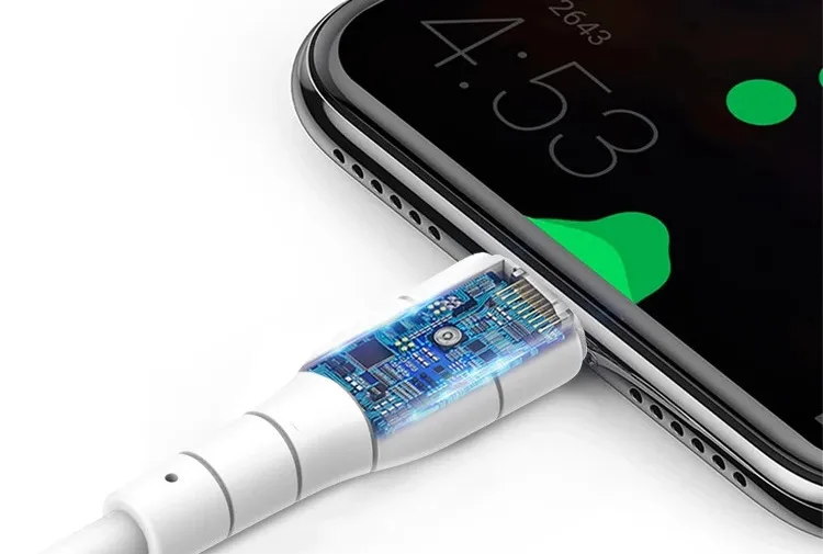 Kabel USB-A - Lightning 3.1 A 1 m Somostel biały