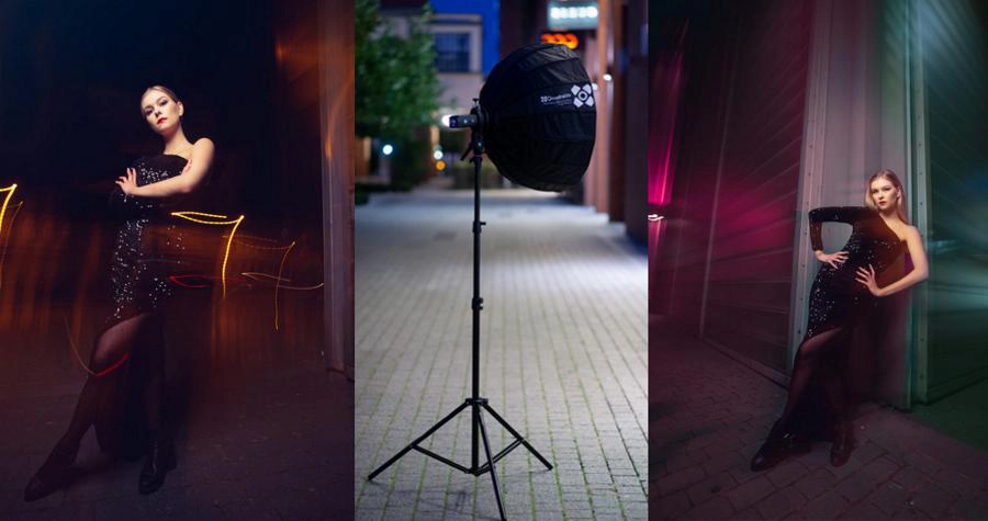 Softbox składany Beauty-Dish Quadralite Flex 85cm