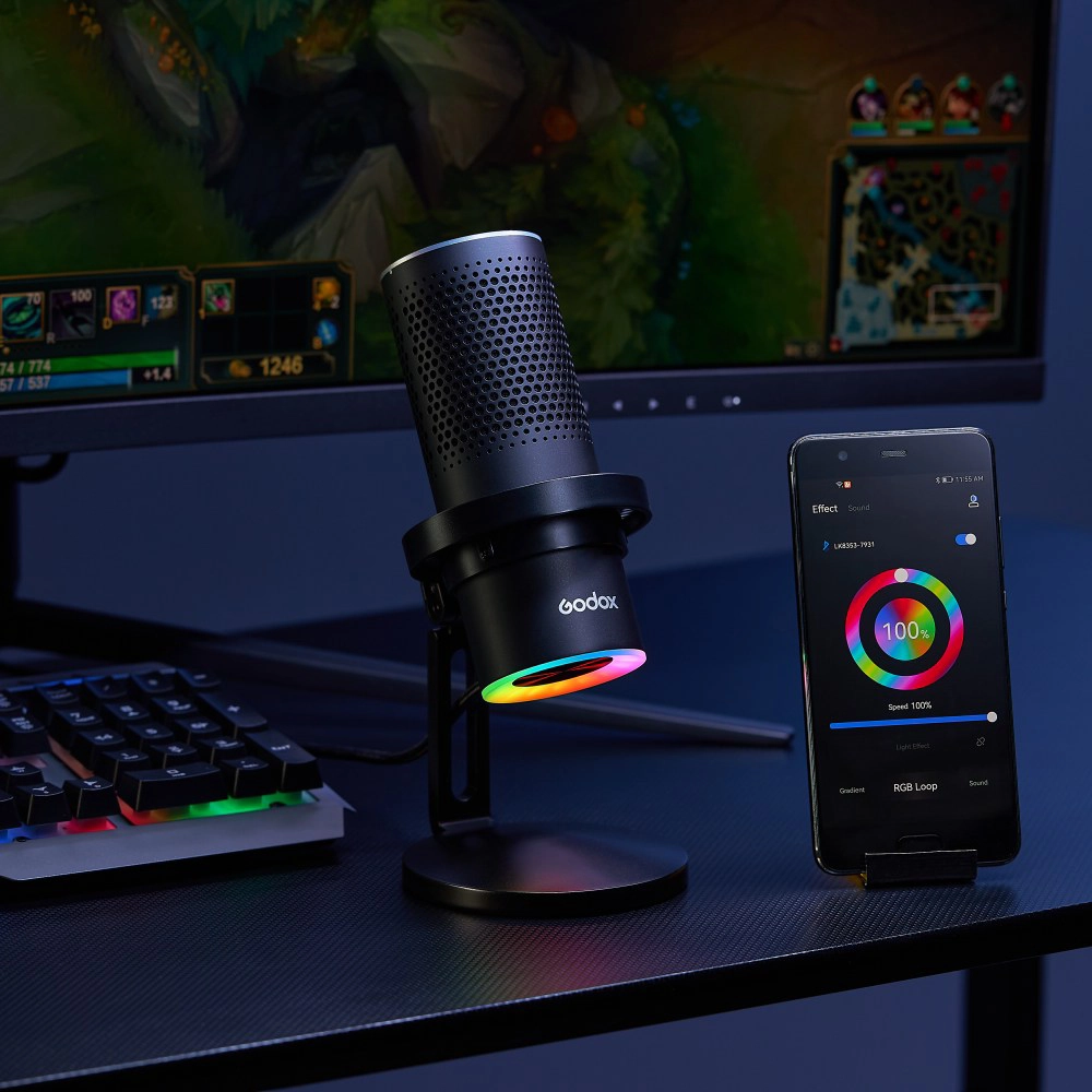 Mikrofon Godox EM68X E-sport USB RGB