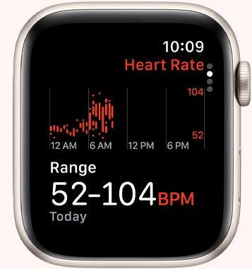 Apple Watch SE V2 GPS 44 mm koperta z aluminium w kolorze srebrnym z opaską sportową w kolorze zimowego błękitu