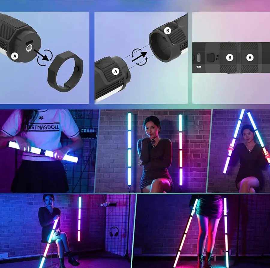 Tubowa lampa LED Ulanzi VL110 RGB