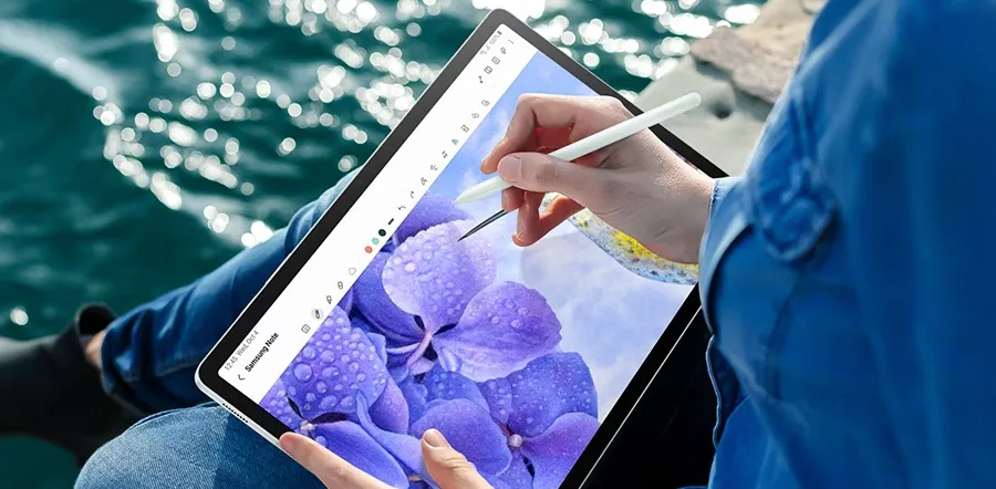 Samsung Galaxy Tab S9 FE+ X610 12.4 cala 12/256 GB / Wi-Fi / rysik S-Pen / srebrny