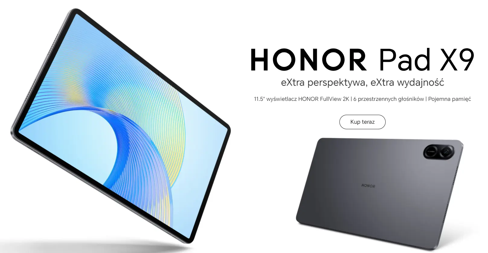 Tablet Honor Pad X9 11.5" 4/128 GB Wi-Fi Space Gray