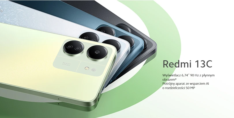 Xiaomi Redmi 13C 8/256 GB czarny