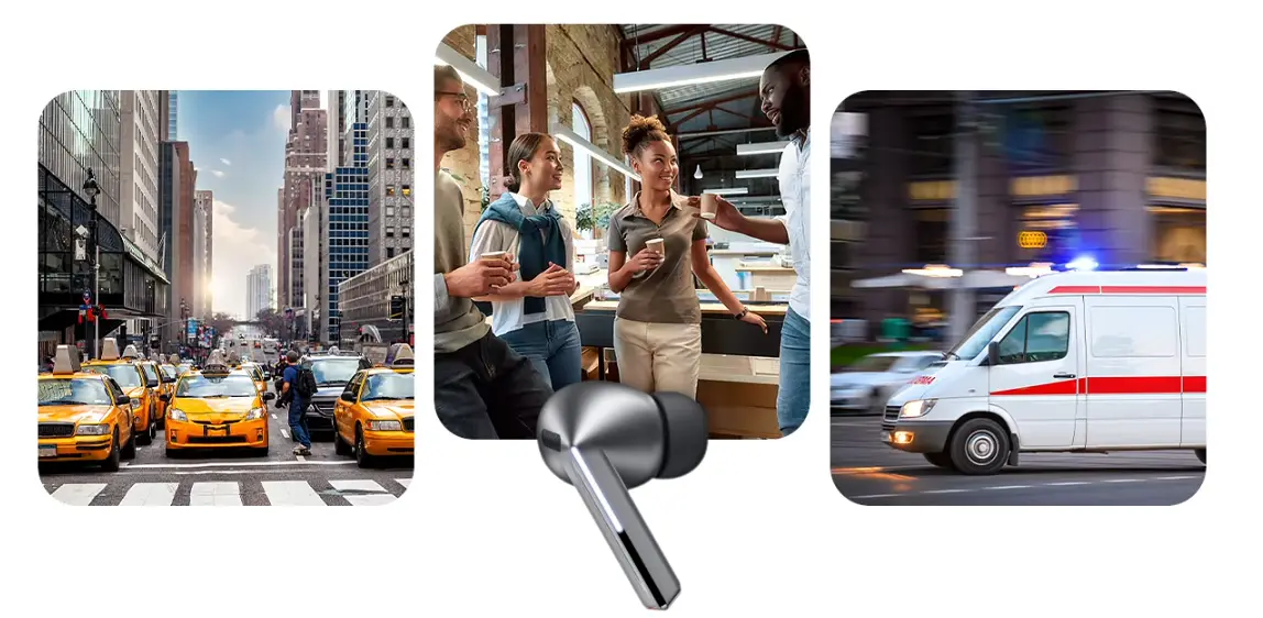 Słuchawki Samsung Galaxy Buds3 Pro srebrne