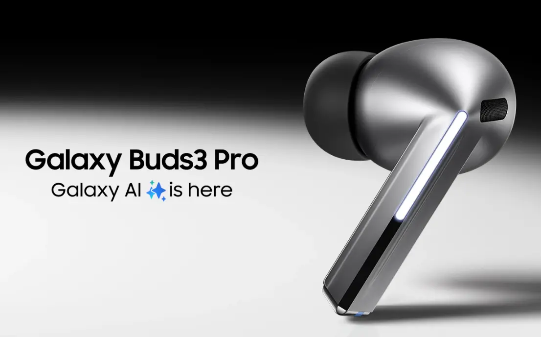 Słuchawki Samsung Galaxy Buds3 Pro srebrne
