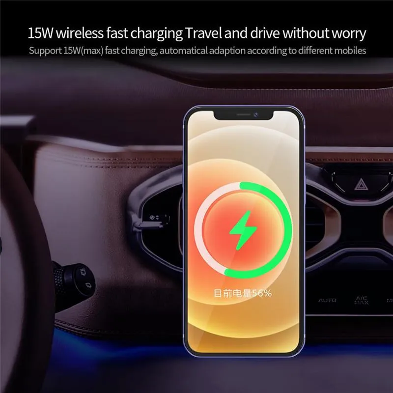 Uchwyt samochodowy MagSafe + ładowarka bezprzewodowa 15W