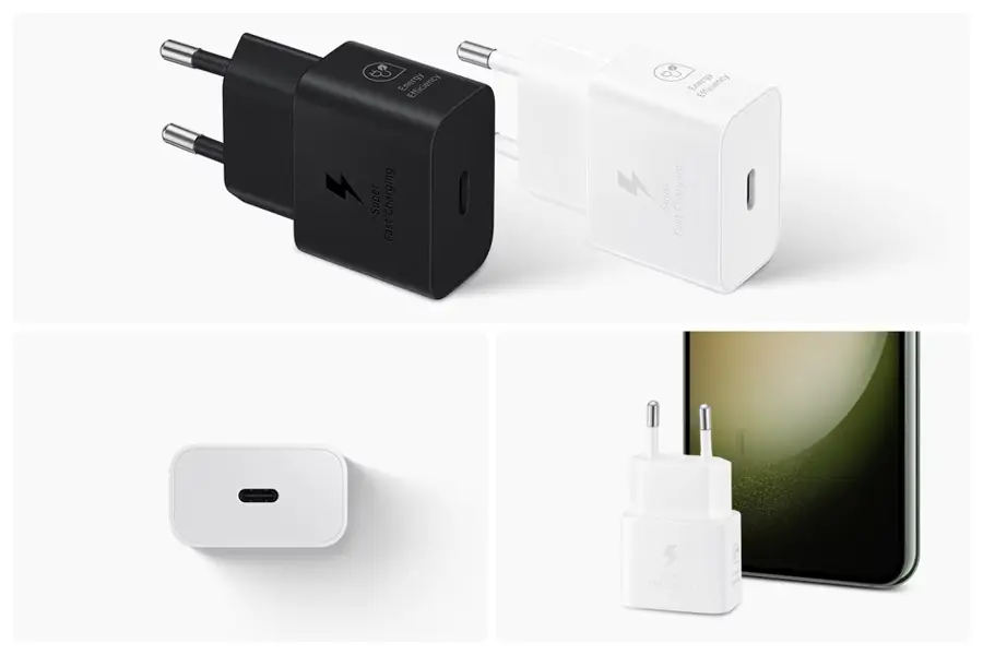 Ładowarka sieciowa do telefonu Samsung 25 W GaN EP-T2510 box czarna