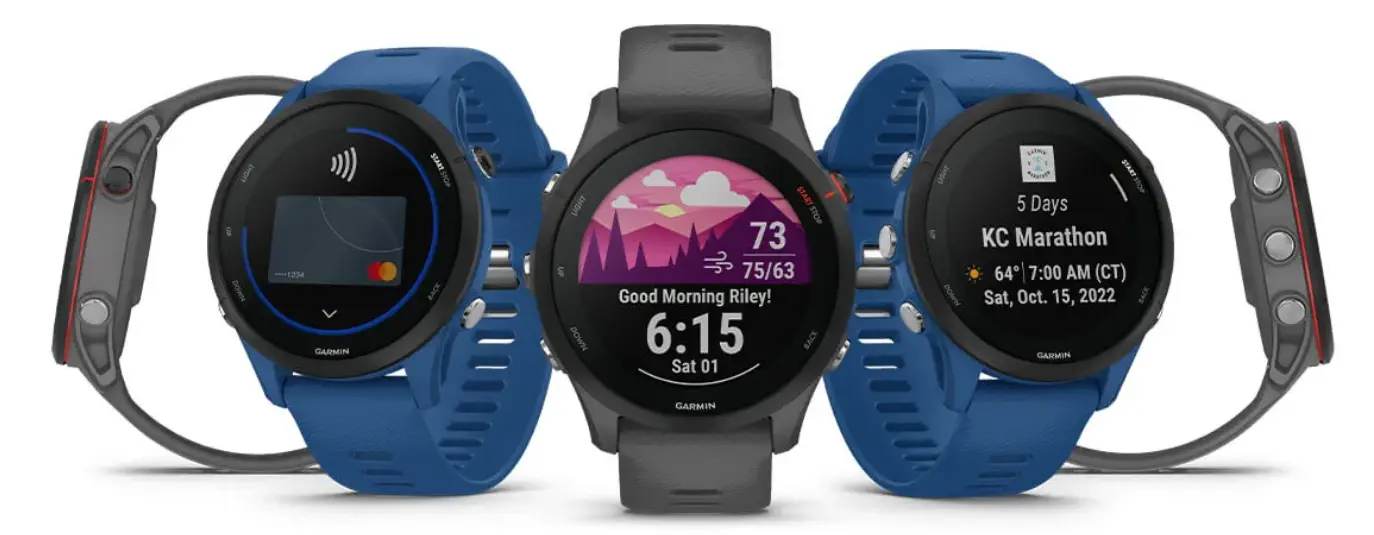 Smartwatch Garmin Forerunner 255 GPS 33 mm grafitowy