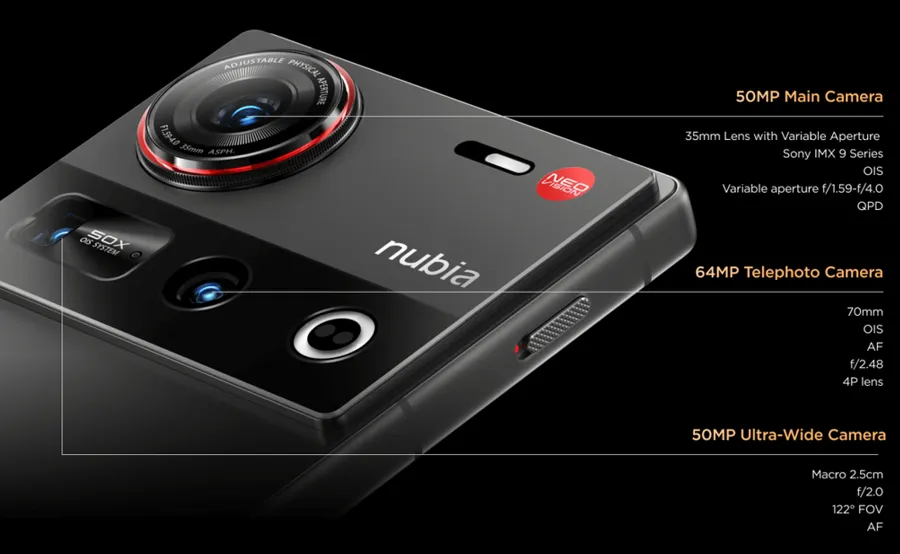 Nubia Z70 Ultra 5G 16/512 GB Yellow