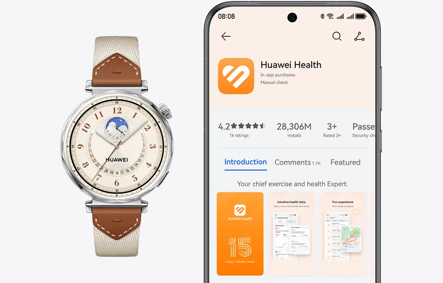 Smartwatch Huawei Watch GT5 46 mm Vili-B19W Blue