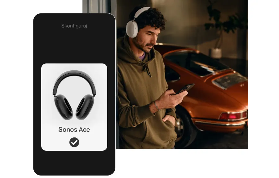 Słuchawki Sonos Ace White